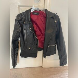 Fab’rik black leather jacket